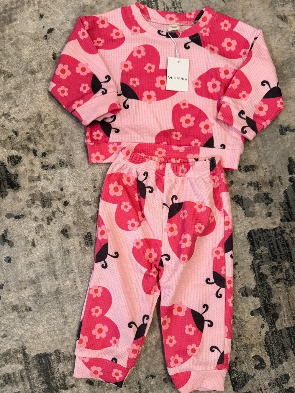 Miniolie Ladybug Set & Graphic T-Shirt